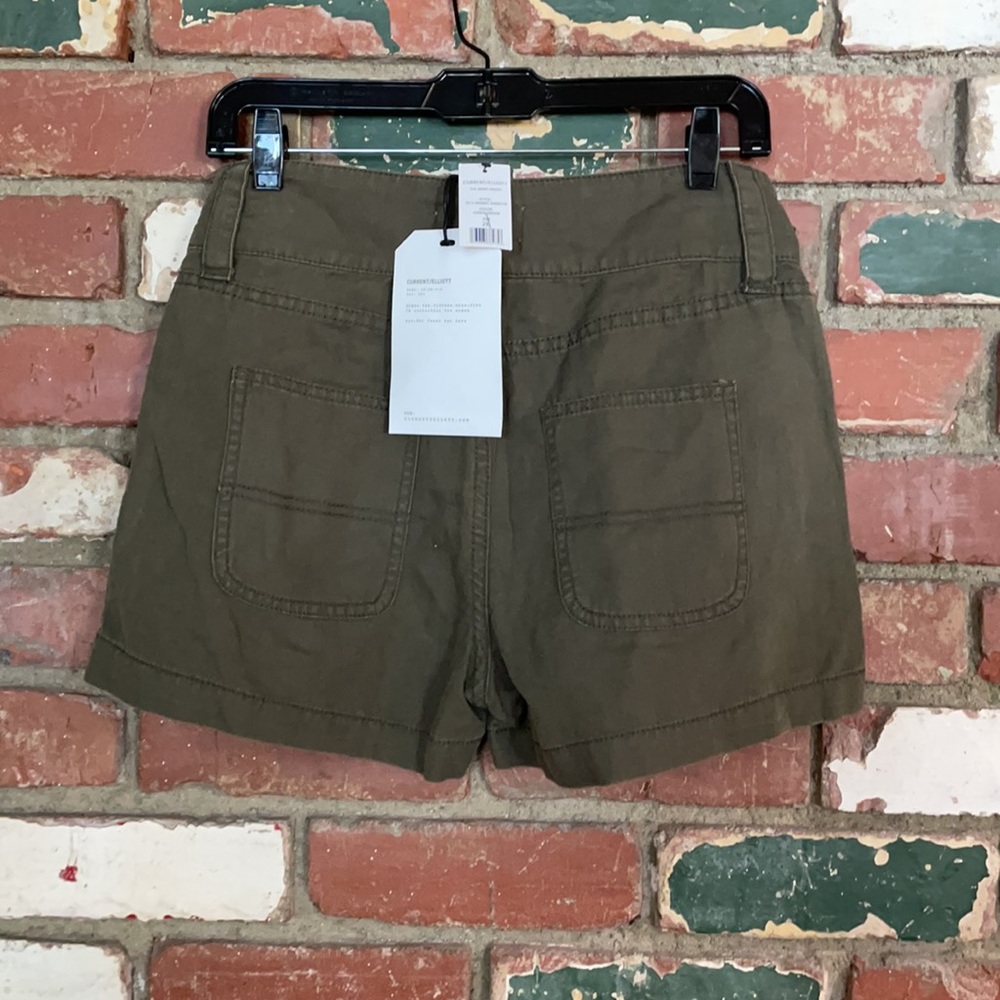 Current/Elliott the Baro Pleated Belted Shorts NWT - Picture 6 of 6